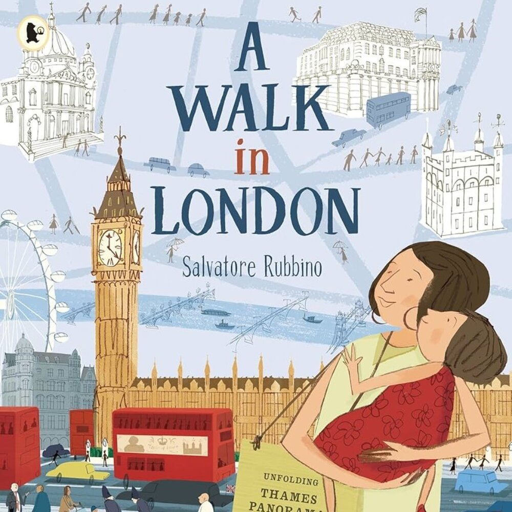 A Walk in London by Salvatore Rubbino, Hardcover Book